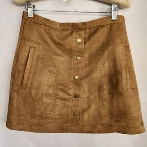 H&M Tan Mini Skirt